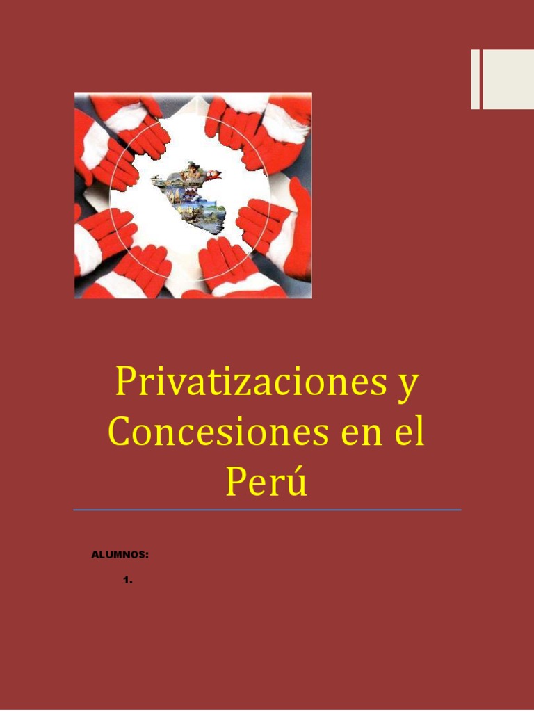 Privatizaciones de Fujimori en Perú | PDF | Privatización | Empresa de ...