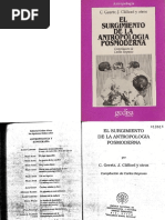 Carlos Reynoso El Surgimiento de La Antropologia Posmoderna COMPLETO PDF