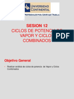 Seesion 12 Centrales Electricas Ciclos de Vapor