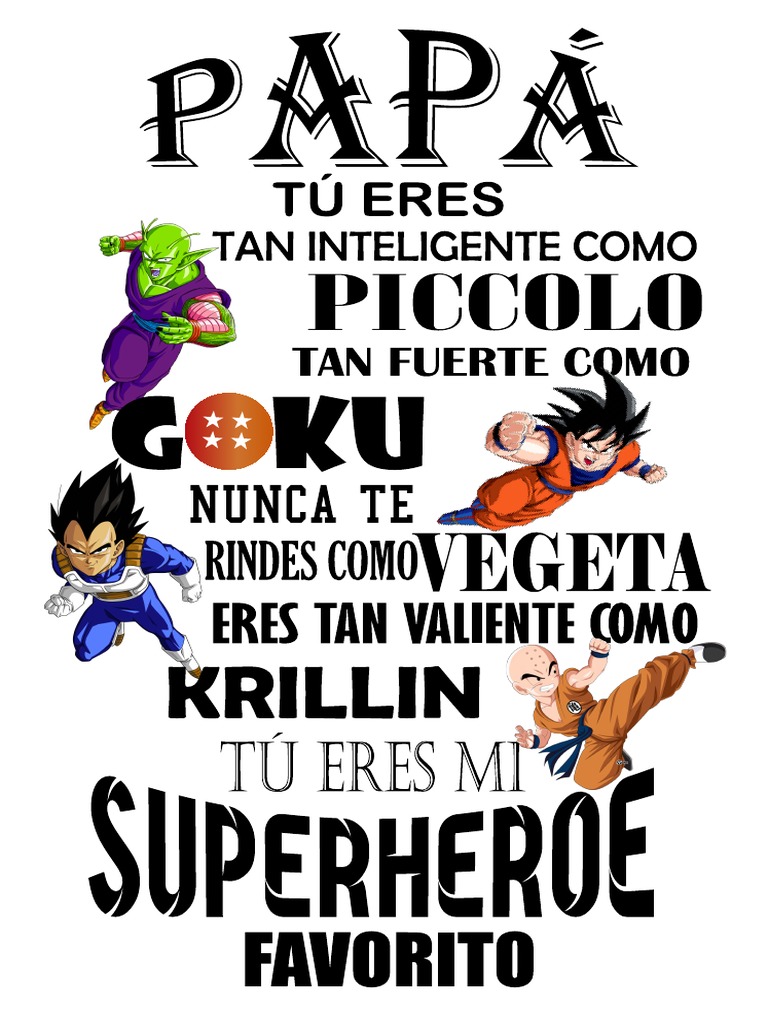 Dia Del Padre Dragon Ball Super | PDF