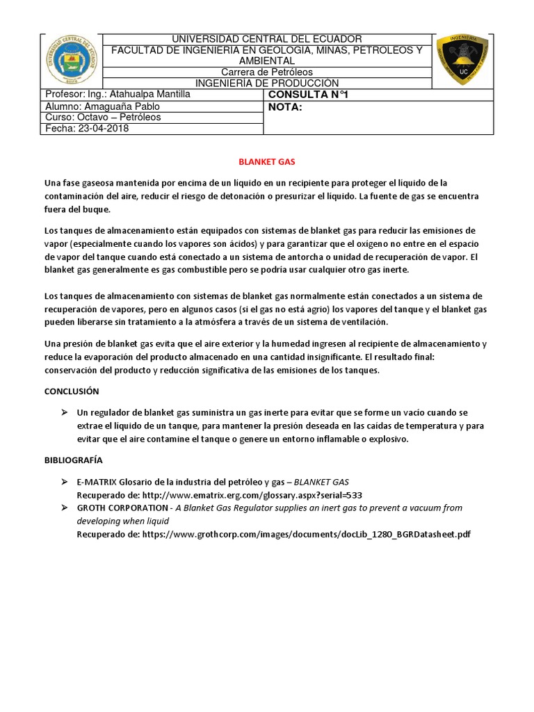 Consulta 1 (Blanket Gas) PDF