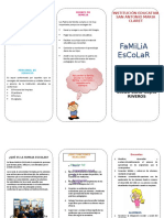 Triptico Familia Escolar