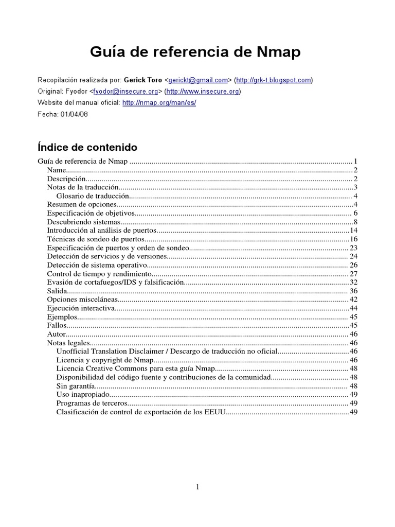 Manual NMAP PDF | PDF | Firewall (Computing) | Ip Address