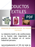 Productos Textiles