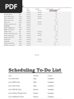 Project Preparation to-Do-List & Tracker
