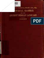 Historical Grammar of Ancient Persian Language PDF