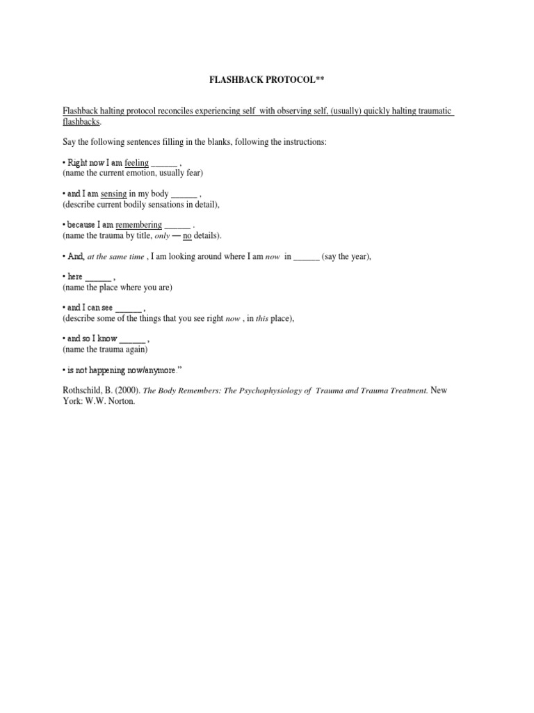 Flashback Halting Protocol Guide | PDF