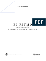 El Ritmo en La Educacion y Formacion General de La Infancia PDF