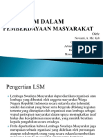 Ppt. Peran LSM Dalam Pemberdayaan Masyarakat