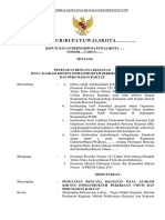 Contoh Surat Ketetapan Kepala Daerah Tentang Penetapan RK DAK 2018 PDF