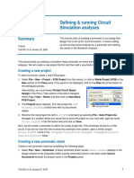 Tu0106 Defining Running Circuit Simulation Analyses