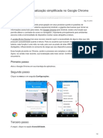 Como Ativar A Visualização Simplificada No Google Chrome para Android