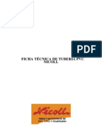 Ficha Técnica de Tubería PVC Nicoll