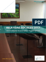 Bilan annuel 2017 des relations sociales dans les entreprises privées 