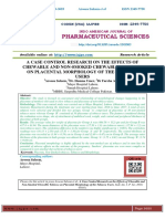 A Case Control Research On The Effects of Chewable and Non-Smoked Chewable Tobacco On Placental Morphology of The Tobacco Users