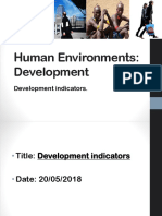 Development indicators lesson 1+2