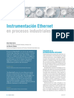 Artículo - Instrumentación Ethernet en Procesos Industriales