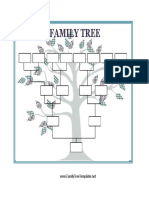 Blank Family Tree PDF