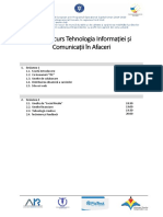 Agenda Tehnologia Informaţiei Şi Comunicaţii În Afaceri