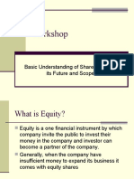 Workshop: Basic Understanding of Share Market & Its Future and Scope