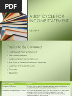 Substantive Tests for Income Accounts | PDF | Audit | Expense