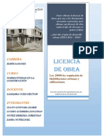 Licencias de Obras