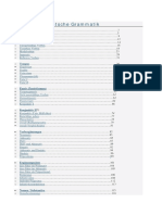 Übersicht Deutsche Grammatik Index