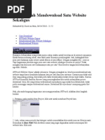 Download Cara Mudah Men Download Satu Website Sekaligus by amursali SN37975541 doc pdf