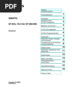 S7 Scl Fur S7 300 Und S7 400 Handbuch Pdf