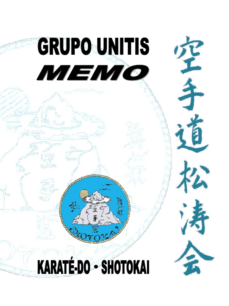 MEMO Grupo Unitis 2014 PDF Karatê Shotokan