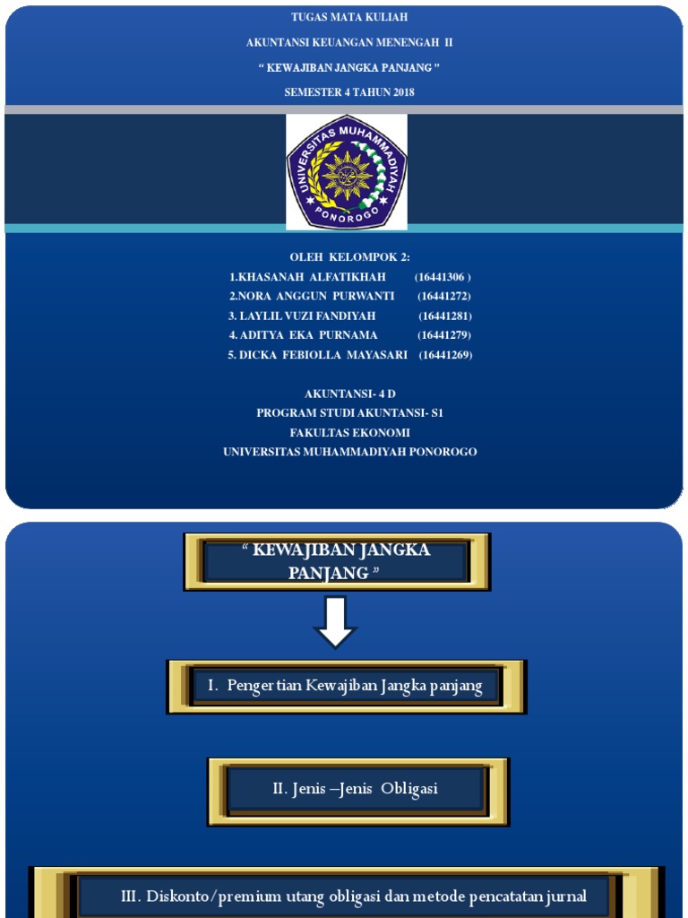 Contoh Soal Dan Jawaban Utang Wesel Jangka Panjang Dunia Sosial