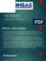 Normas OHSAS 18000 - Presentacion