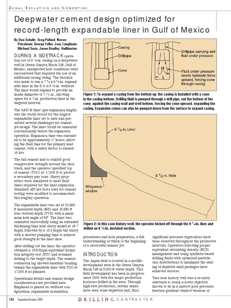 Record-Length Expandable Liner Success | PDF | Casing (Borehole ...
