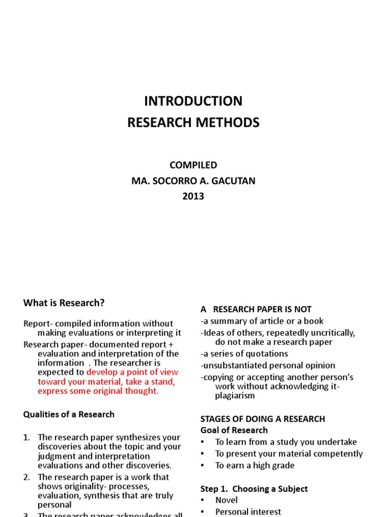 Research Paper Writing Guide | PDF | Statistics | Sampling (Statistics)