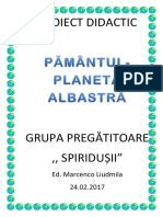 Proiect Didactic Pământul