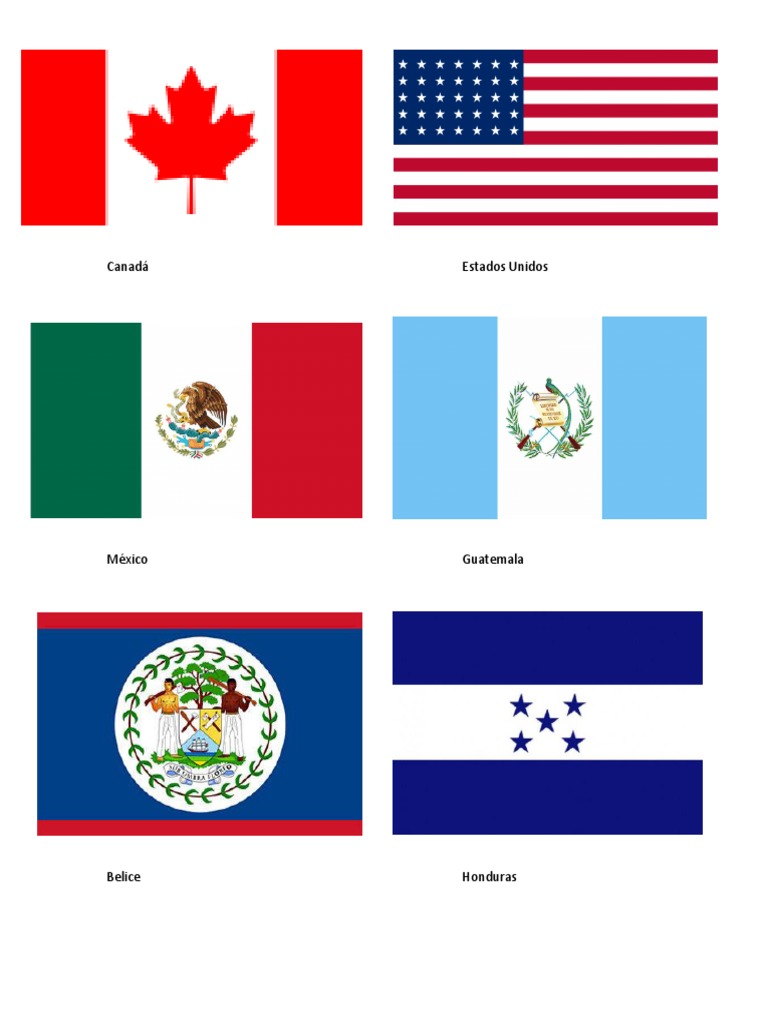 Banderas de los países de América | PDF