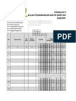 Form BPB, Vit A Dan TTD