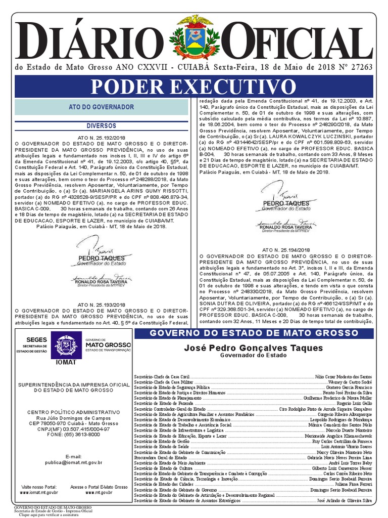 Diario Oficial 2018-05-18 Completo