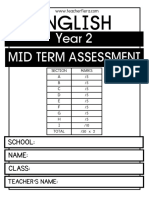 Year 2 Mid Term Assessment 2018 Blog