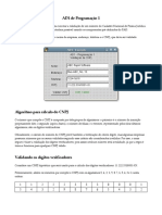 AD1 Programação I 2006-2 Questões