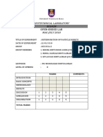 Particle Density Lab Report