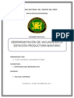 Desparasitación de vacunos