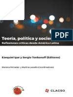 Teoría Política y Sociedad. Reflexiones Críticas Desde América Latina 