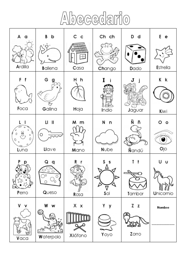 Abecedario de Animales para Imprimir | PDF | Naturaleza