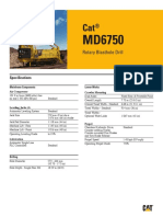 Perforadoras Sobre Orugas Cat md6750 PDF