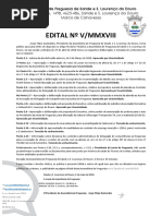 EDITAL Nº V/MMXVIII