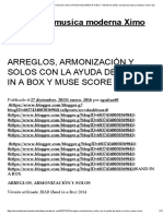 Arreglos y solos con Band in a Box y Muse Score