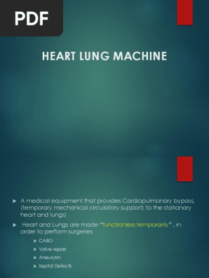Heart Lung Machine Pump