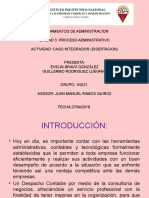 Disertacion Proceso Administrativo Despacho