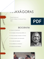 Anaxágoras - Filosofia